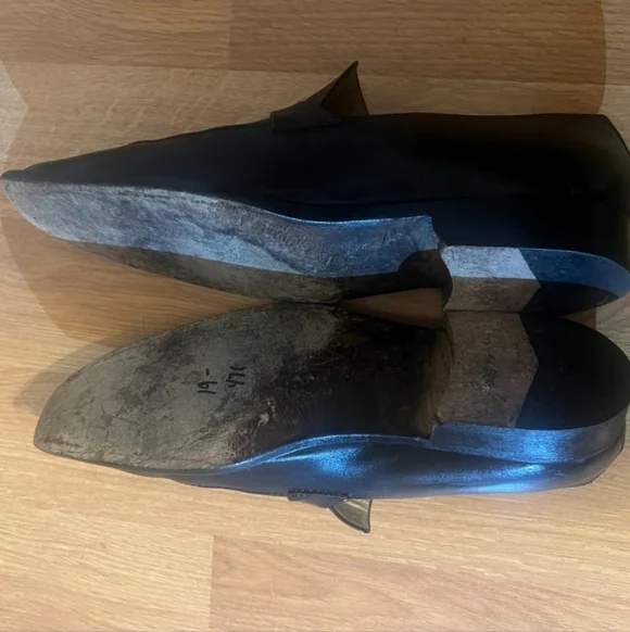 Black Cole Haan Men's Leather Loafers Size 12 - Picture 7 of 9